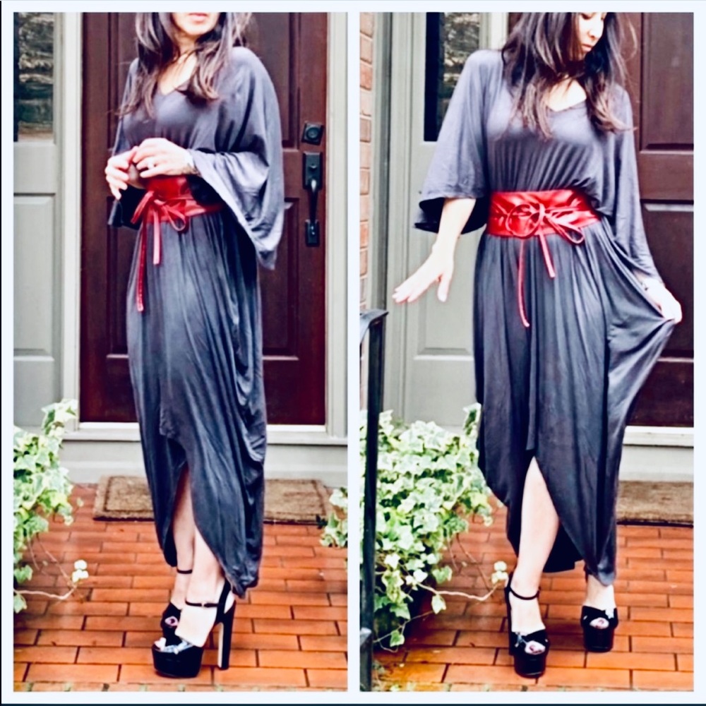✨LAST ONE✨Ash grey caftan dress - Picture 2 of 8